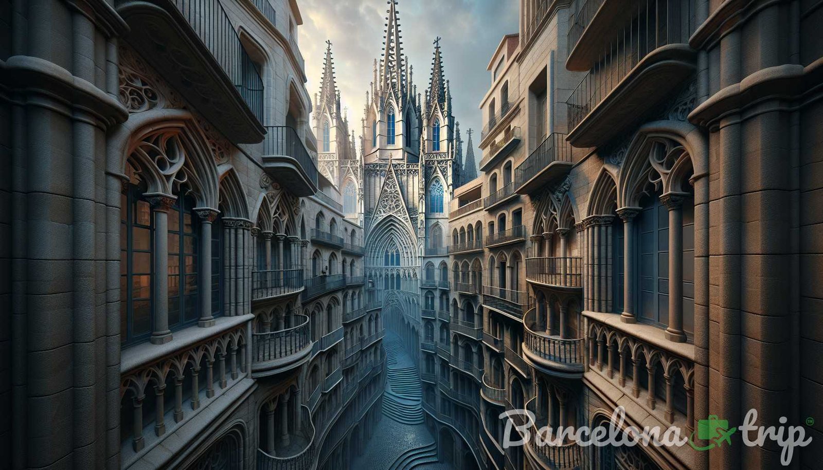 Illustrazione per la sezione: Torna indietro nel tempo e immergiti nella storia di Barcellona esplorando anche il Quartiere Gotico: le gemme di barcellona